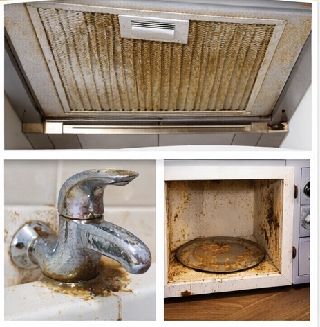 Moderate cleaning example